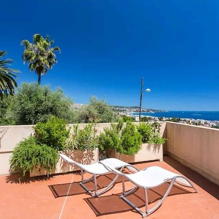 Relaxing Place With Wonderful View...Calme Avec Vue Magnifique Sur La Baie Des Anges, Mais En Campagne A 12 Minutes De La Promenade Des Anglaisニース エクステリア 写真